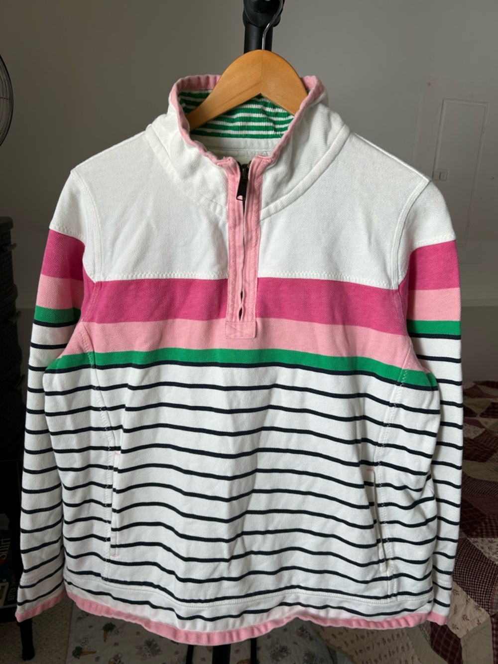 Fat Face Airlie 1/4 Zip Pullover Sweatshirt 14